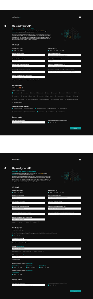 API Upload Flow